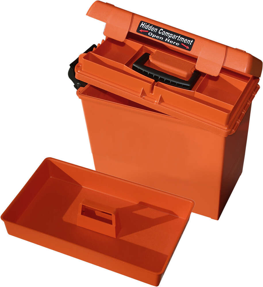 Misc. Accessories MTM Case Gard Ready Series MTM SPORTSMENS PLUS UTILITY DRY BOX O-RING SEALED 15X8.8X13" ORANGE